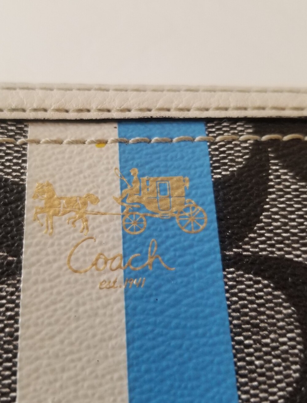 Coach Signature C Monogram Zip Around Wallet - Picture 3 of 10